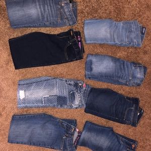 Kids jeans girls size 8 and size 10